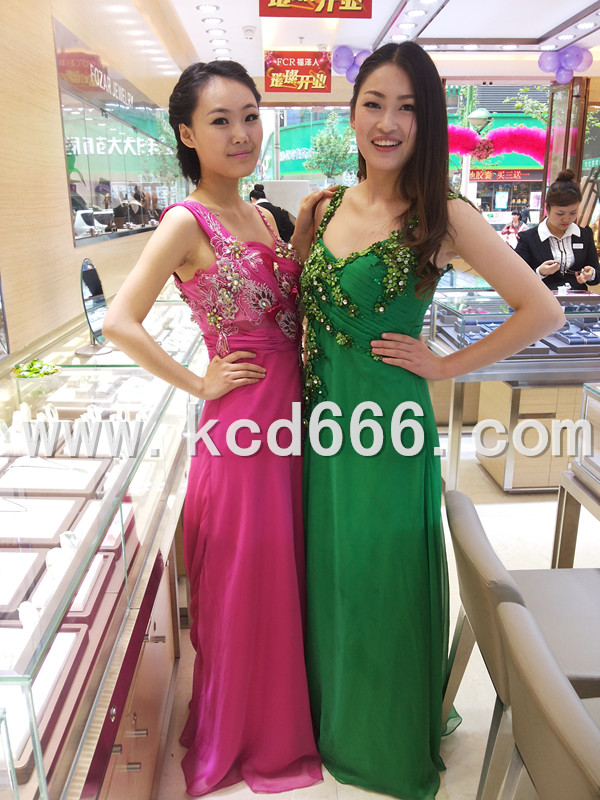 福泽人珠宝常德店开业模特服务