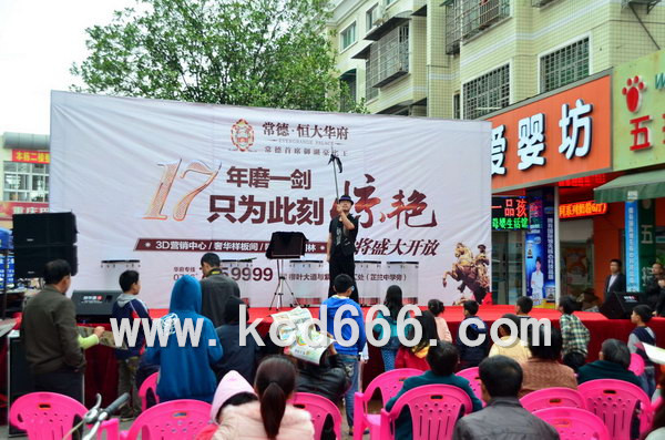 快车道公司策划执行恒大华府临澧路演