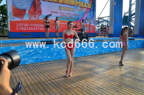 常德欢乐水世界全球比基尼小姐中国大赛湖南赛区第一场海选